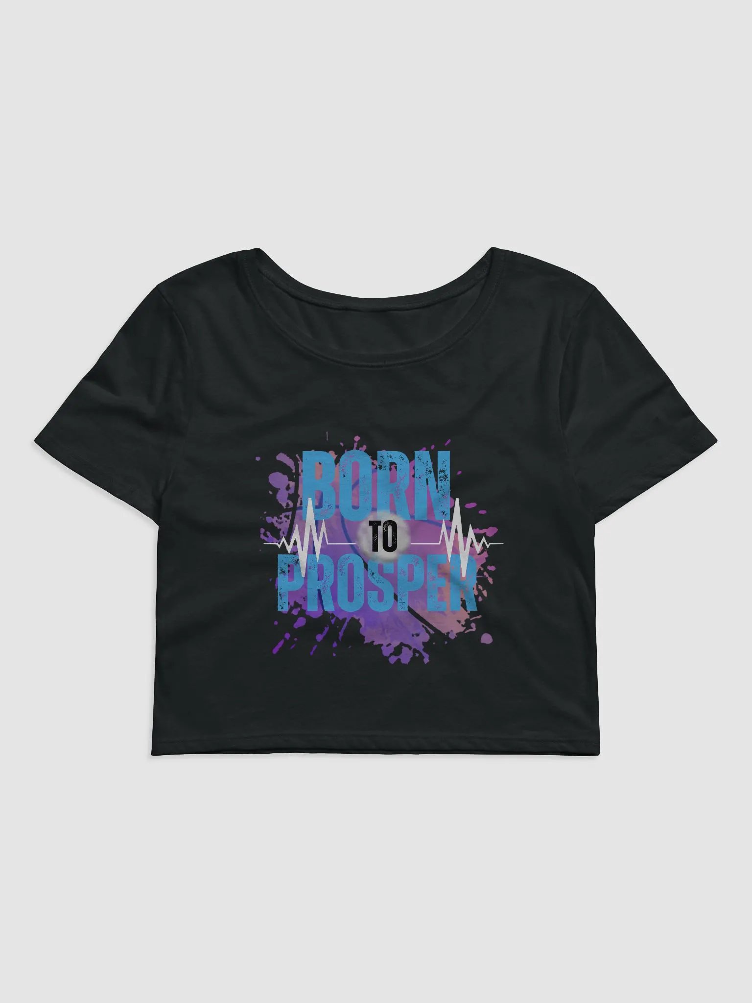 Born to Prosper Women's Crop Tee product image (2)