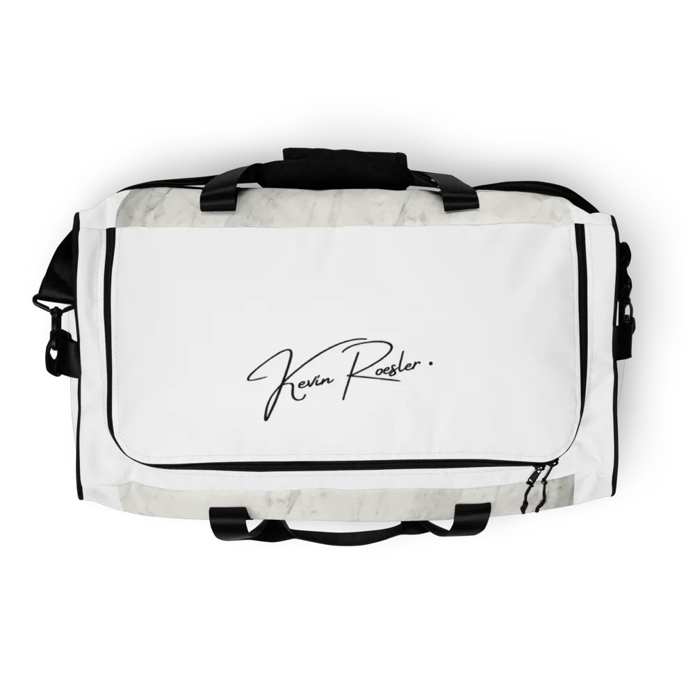 Marble Script All-Over Duffle Bag product image (5)