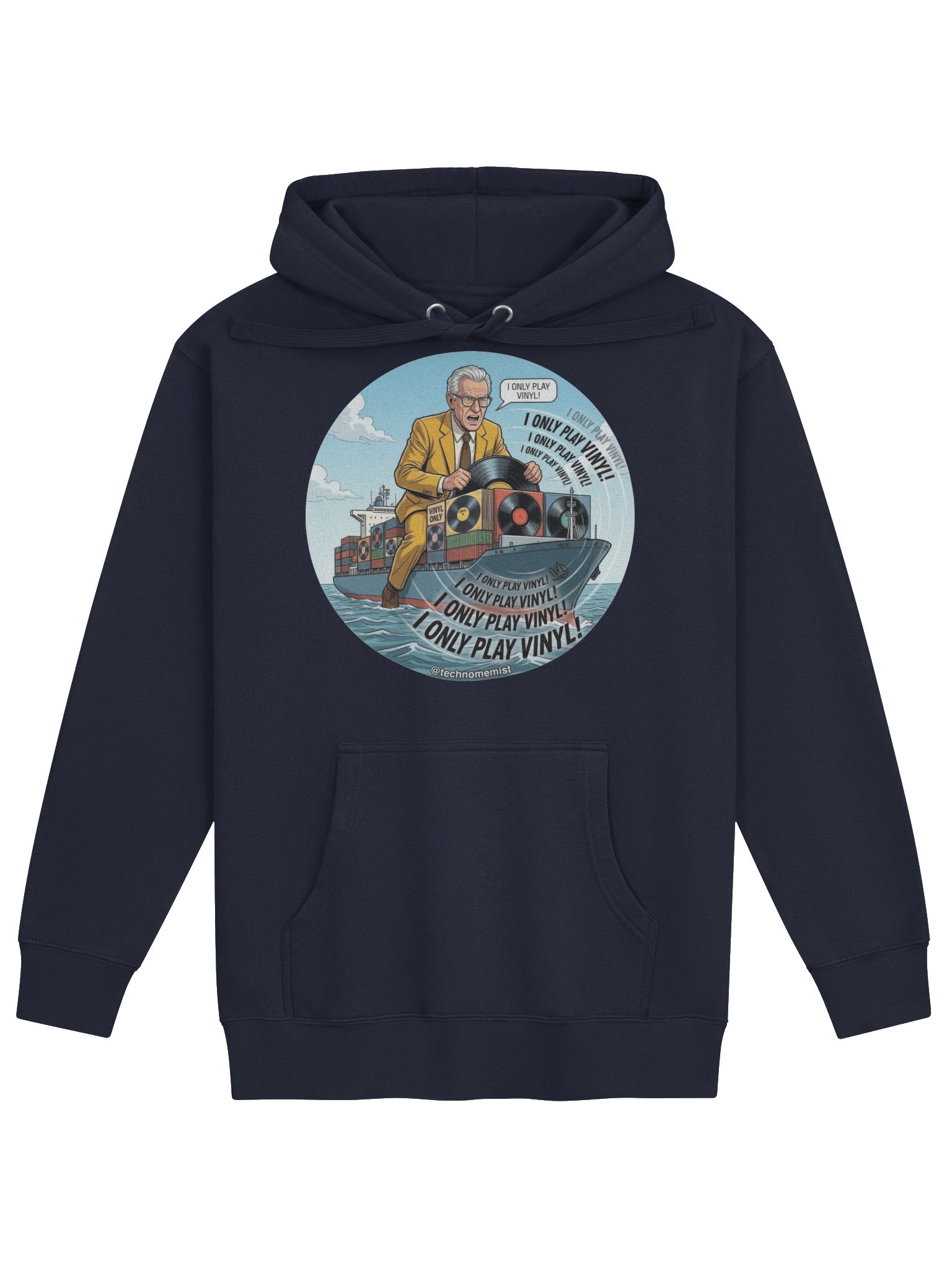 I Only Play Vinyl Hoodie product image (1)