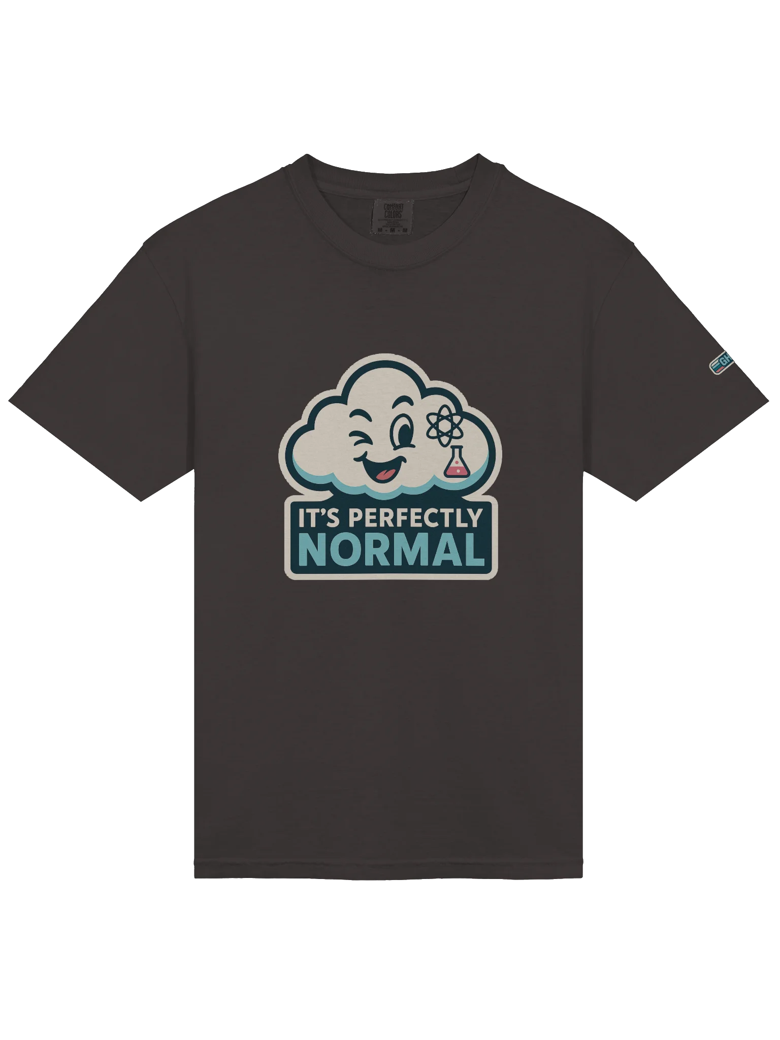 The GHR Perfectly Normal Cloud Tee — by Glam Ham Radio product image (3)