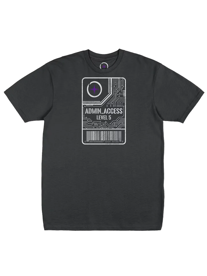 OBJECT 008: KEYCARD // ADMIN_ACCESS - Cyberpunk Security Tee product image (1)