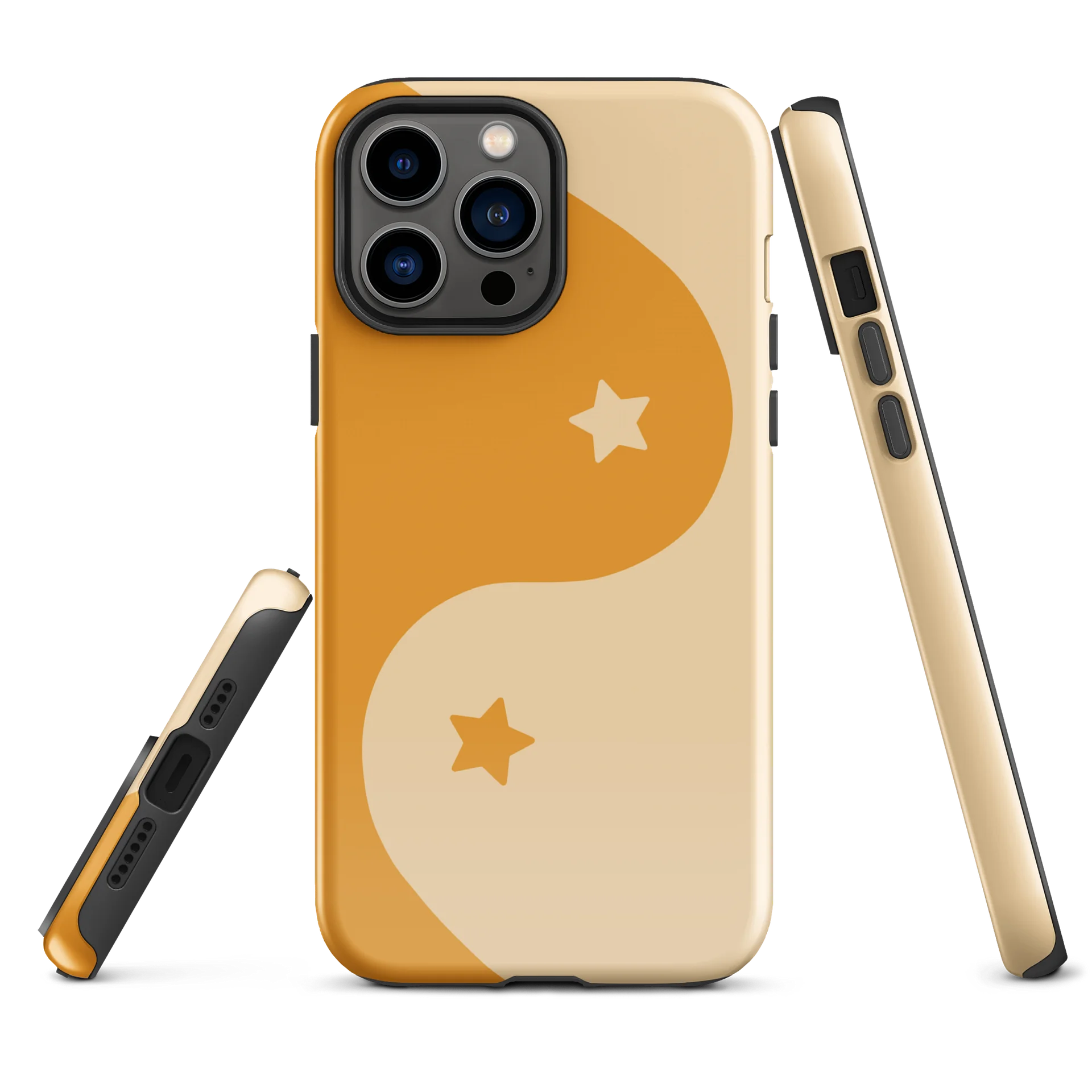 Honey Yin Yang Stars iPhone Tough Case product image (3)