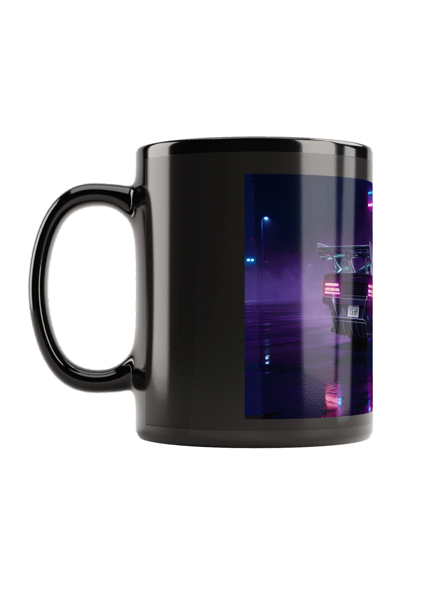 The Long Way Home | Last Stop | Black Glossy Mug product image (1)