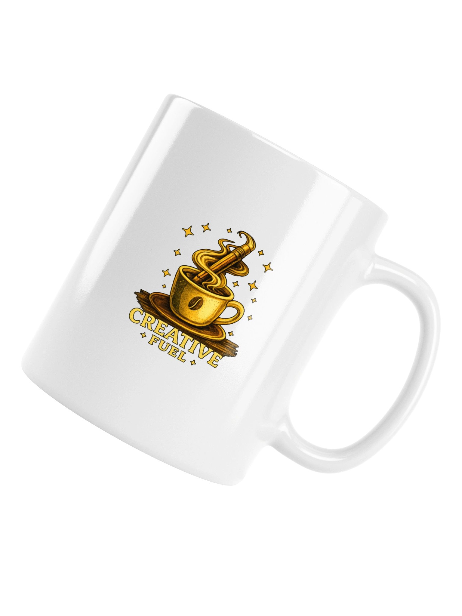 Creative Fuel – Vintage Coffee & Creativity Metal Mug product image (16)