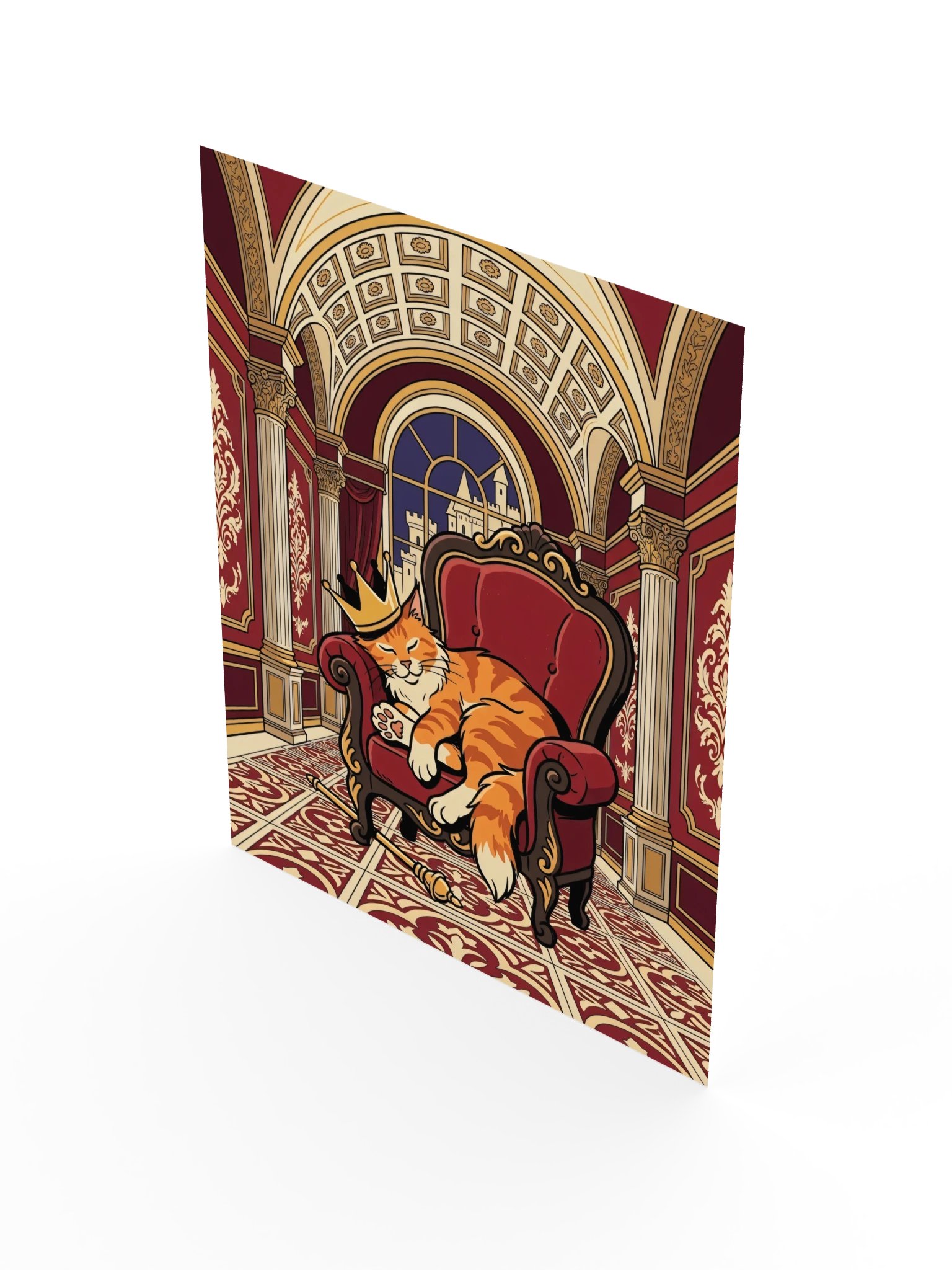Sleeping Queen Maine Coon Poster product image (17)