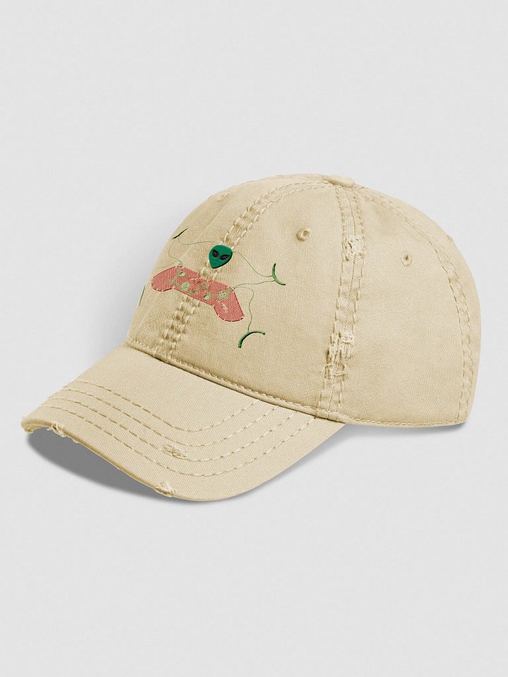 Galactic Gamer Distressed Dad Hat product image (2)