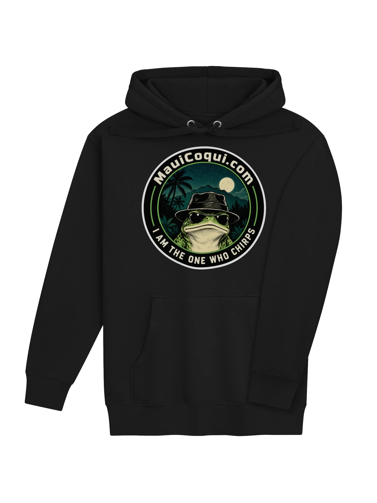 Heisenfrog Hoodie - I am the one who chirps - Black product image (4)