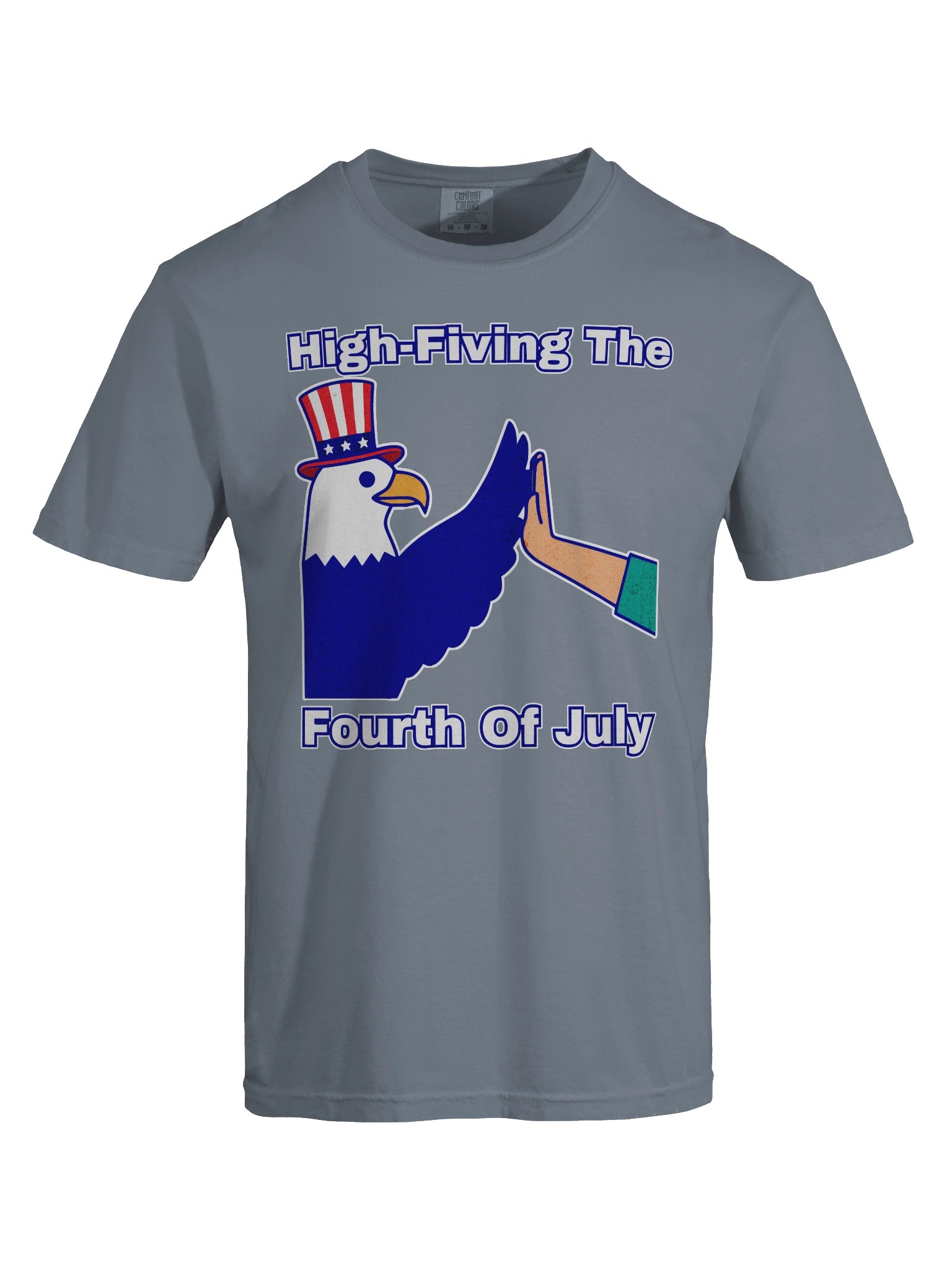 High‑Fiving The Fourth — Patriotic Eagle T‑Shirt product image (31)