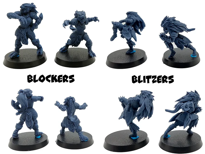 Amazonian Mega Fantasy Football Team - UGNI Miniatures product image (2)
