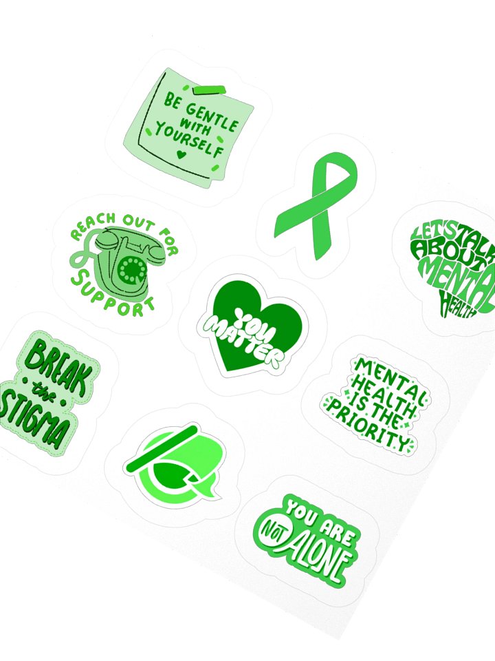 The Advertising Network | Sticker Sheet (Mental Health Edition) product image (6)