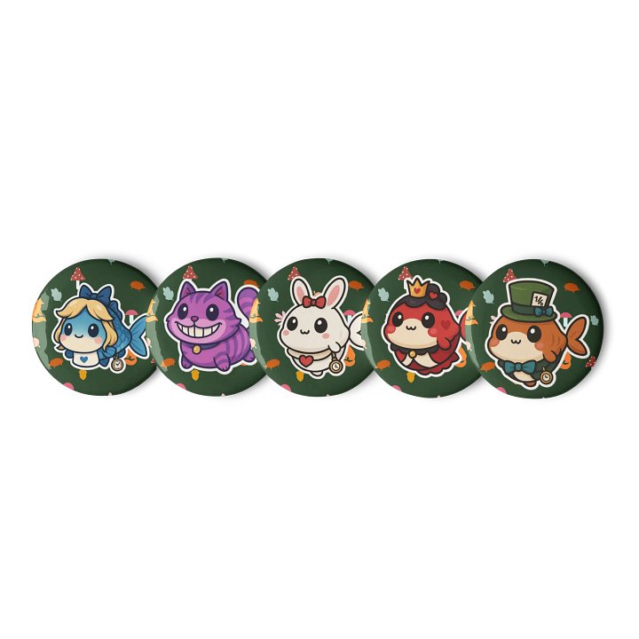 Wonderland Whimsy Pin Set product image (1)
