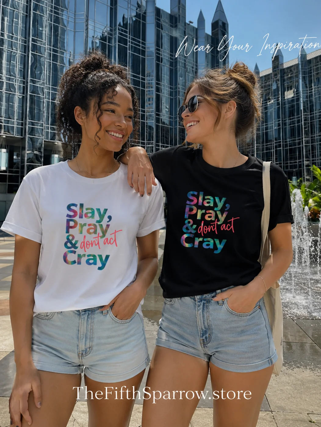 Slay, Pray & Don't Act Cray Babydoll T product image (5)