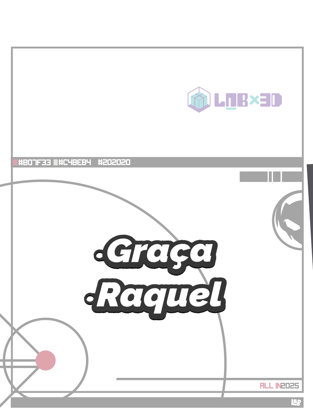 Porta-Chaves com Nome / Nickname product image (1)