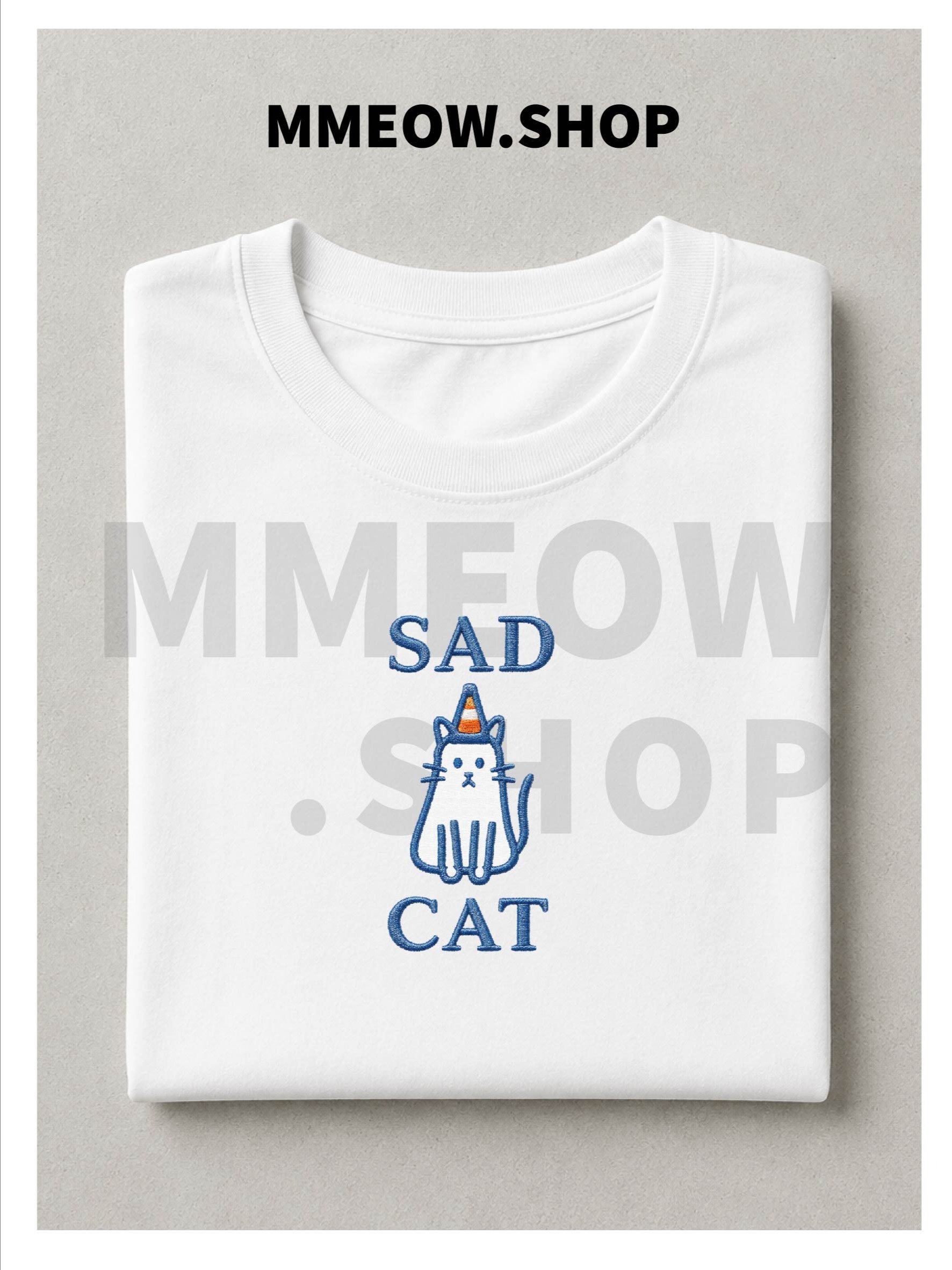 SAD CAT T- shirt product image (9)