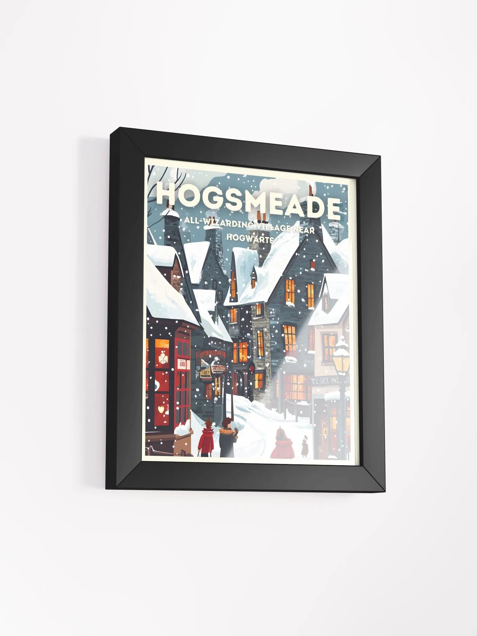 Magical Village Vintage Travel Poster product image (2)