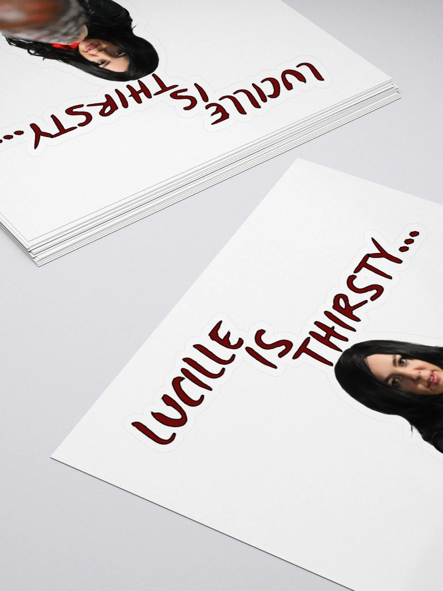 Lucille Is Thirsty KissCut Sticker product image (11)