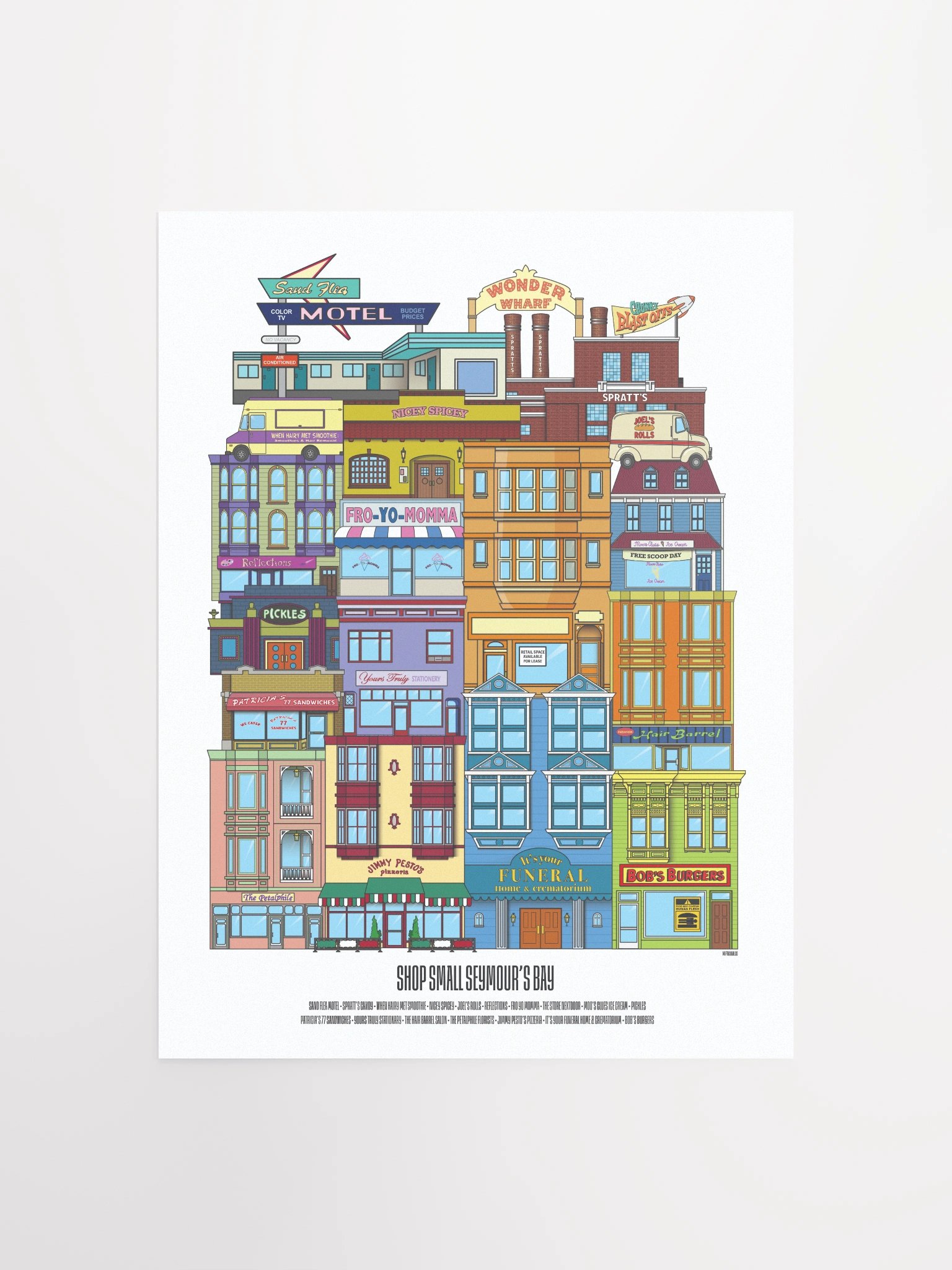Seymour's Bay Shop Small Art Poster product image (1)