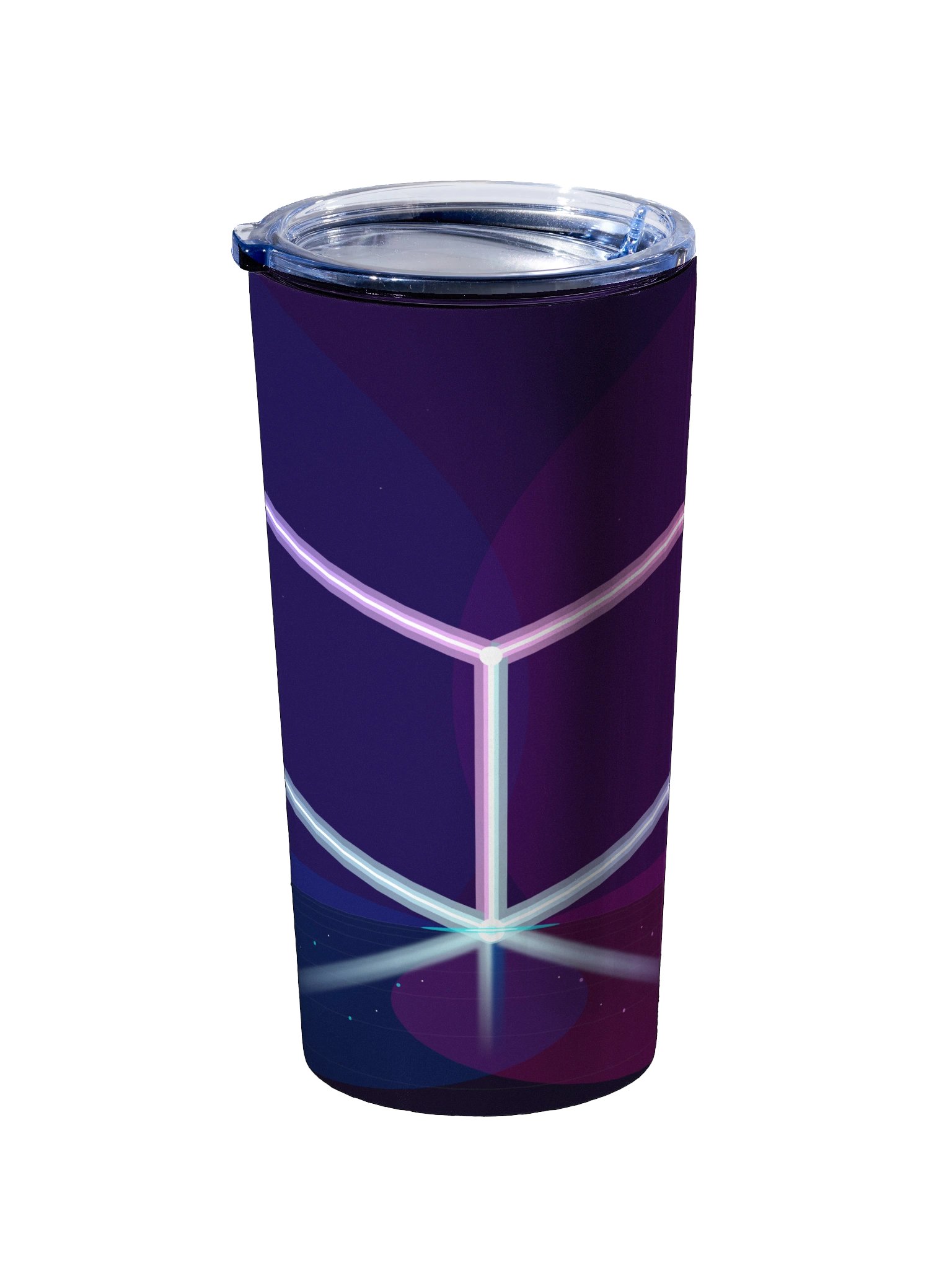 20oz Neon Geometric Stainless Steel Tumbler product image (2)