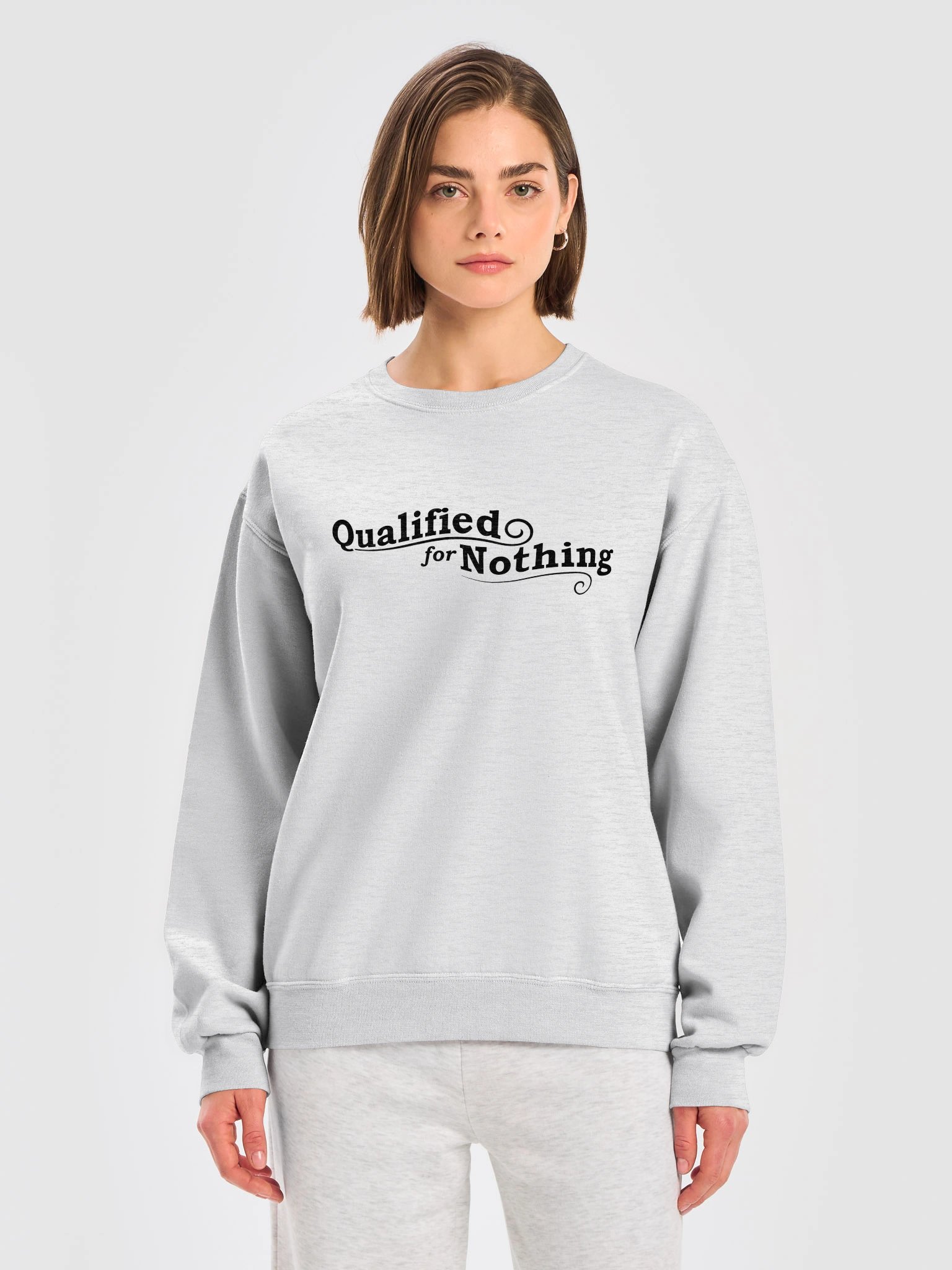 Qualified for Nothing Sweatshirt (Light) product image (6)