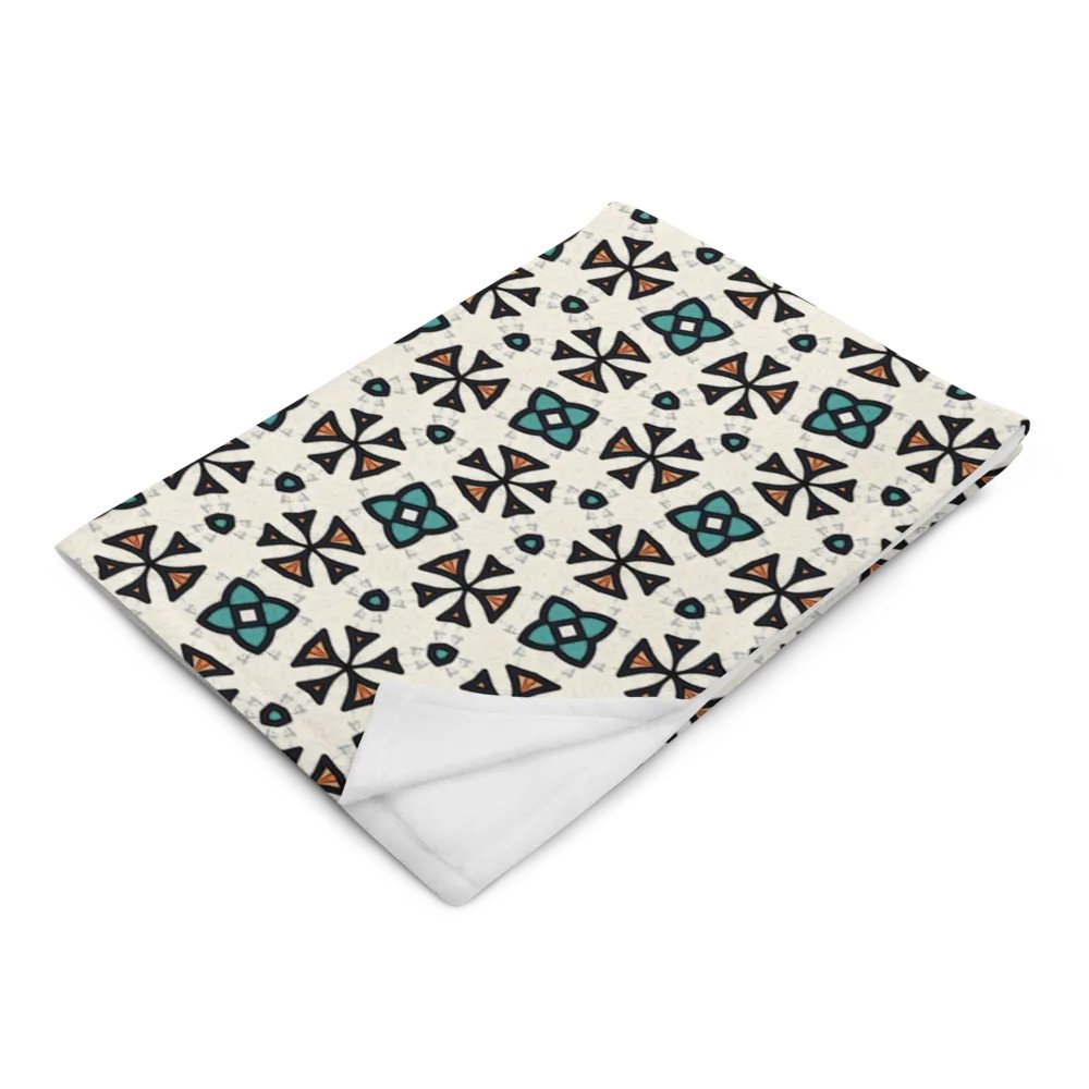 Abstract Florals Throw Blanket product image (4)