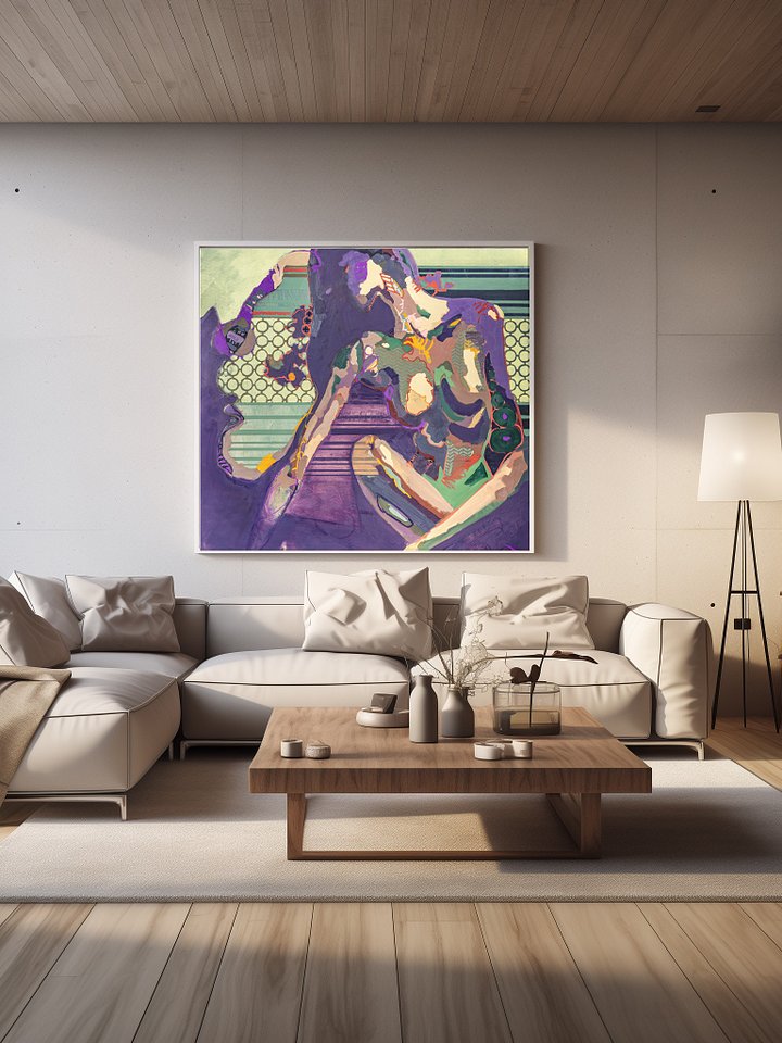 Complex Vitality – Original Abstract Mixed Media Painting | Contemporary Fine Art in Acrylic, Oil & Oil Pastel on Wood Panel by Lance Williams product image (2)