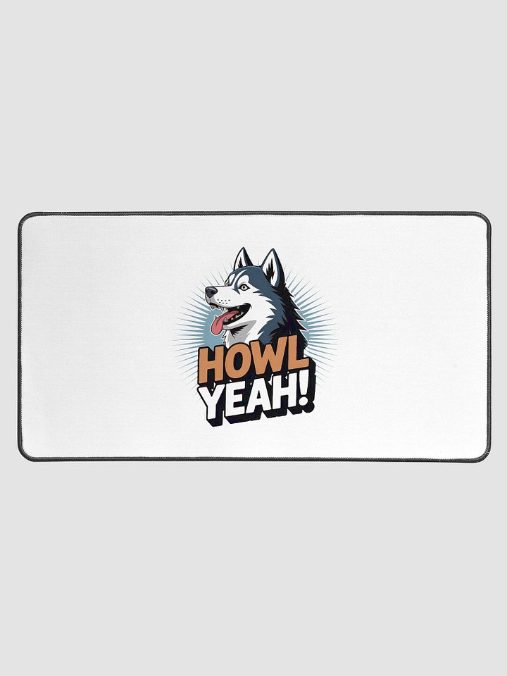 Howl Yeah! Husky Desk Mat product image (1)