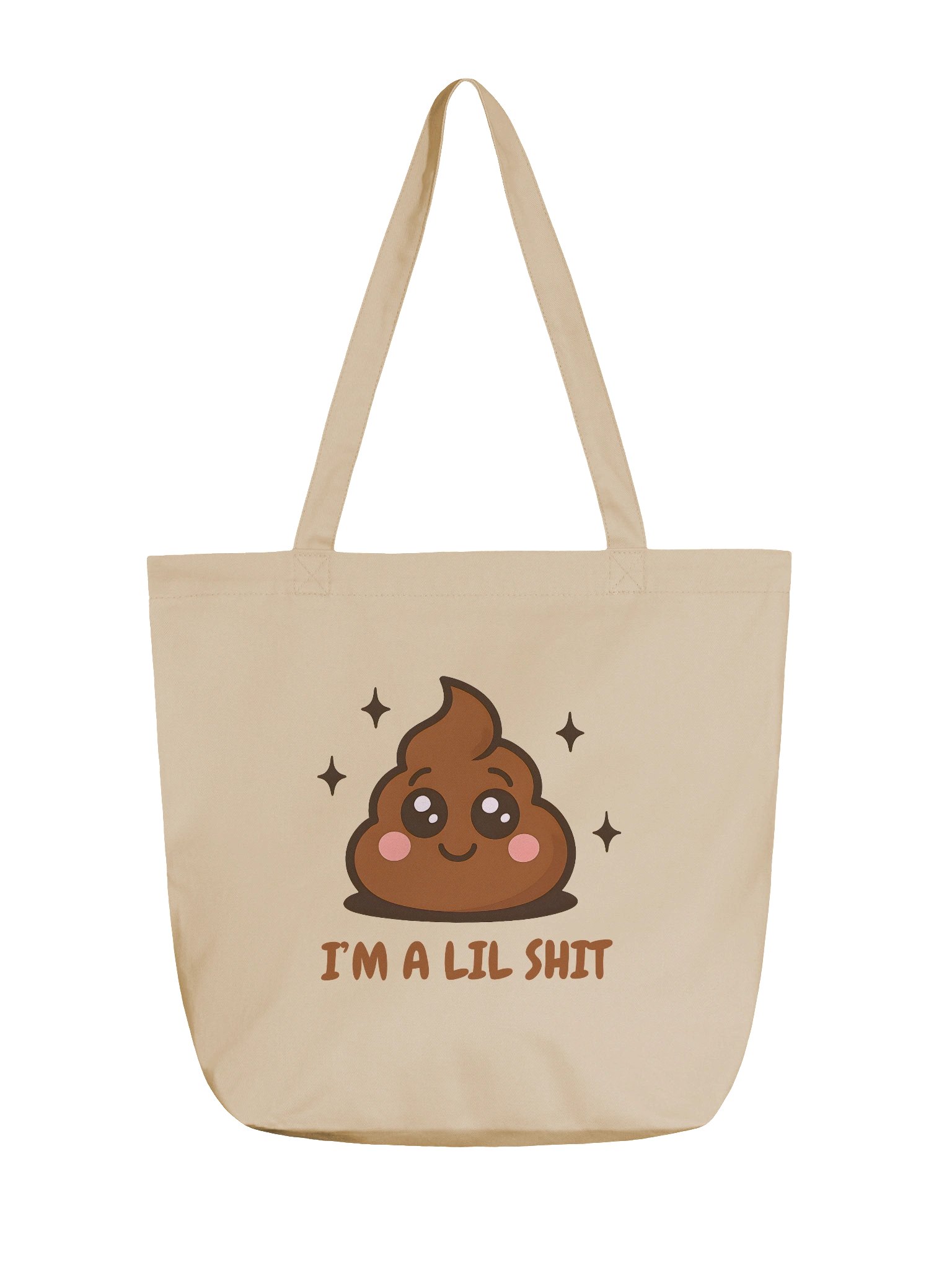I'm a lil shit tote bag product image (1)