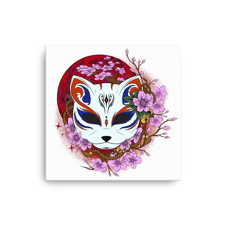 Kitsune Cherry Blossom Canvas Print product image (1)