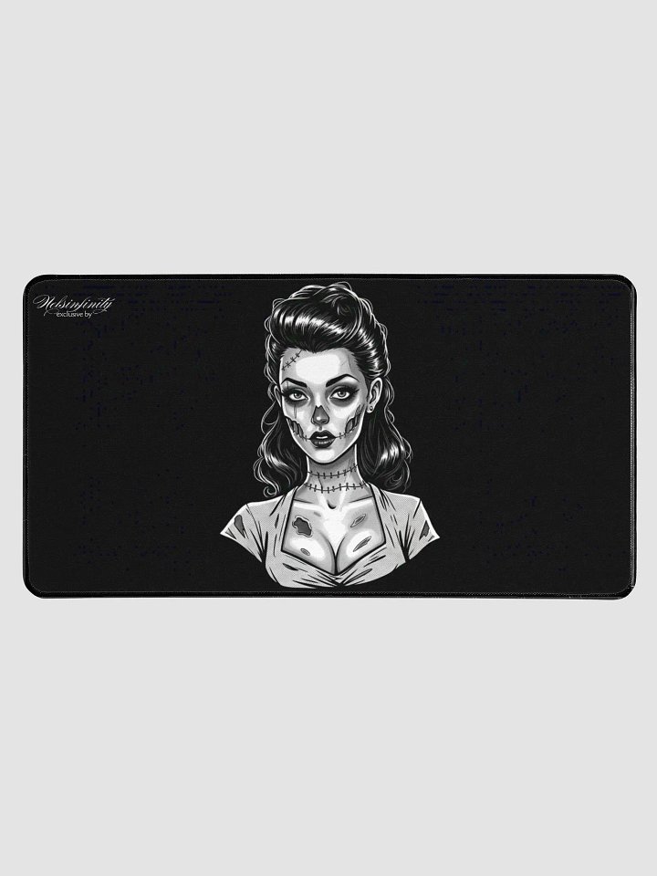 Zombie Pinup 07 Exclusive Black/White Edition Desk Mat product image (1)