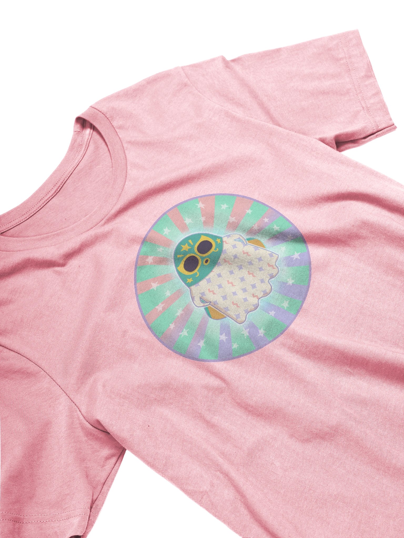 Pastel Little Ghost Luchador - T-Shirt product image (3)