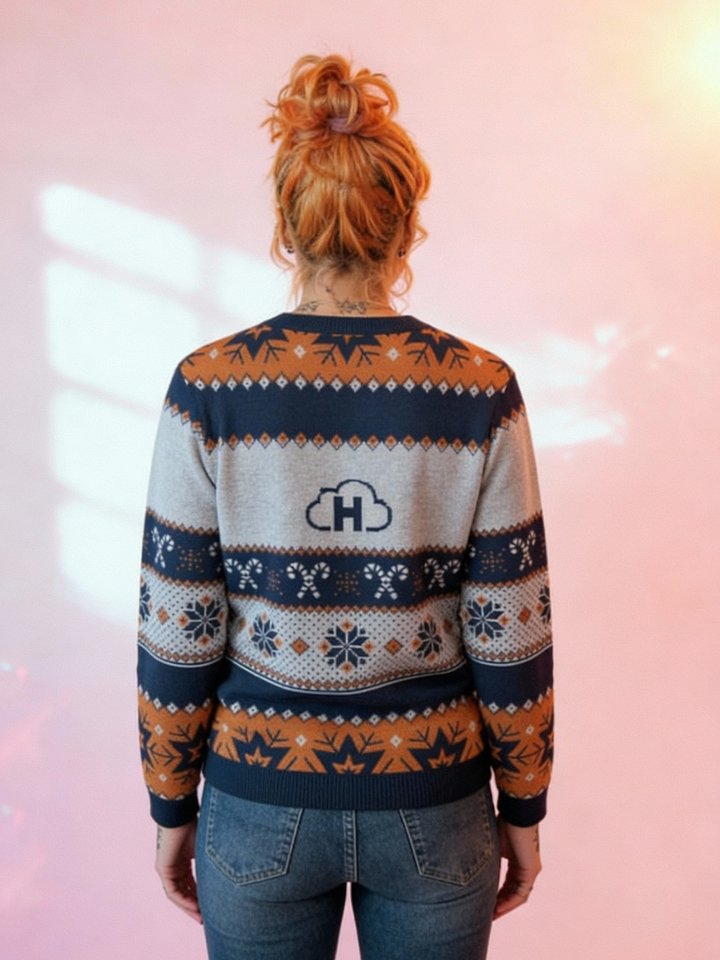 Knitted Crewneck Sweater – Classic Fit | Santa Liberty Holiday Edition 25 product image (2)