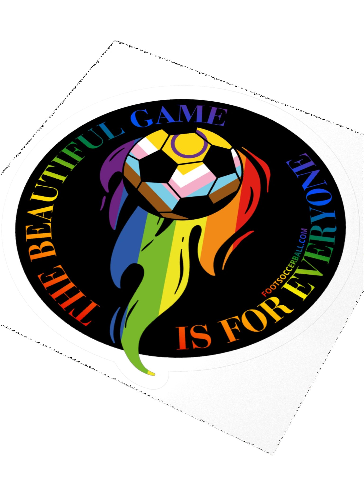 The Beautiful Game is for Everyone sticker product image (3)