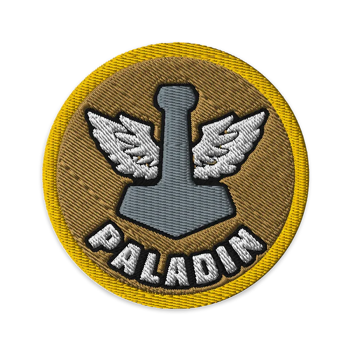 Battle Baubles Paladin Class Embroidered Patch product image (1)