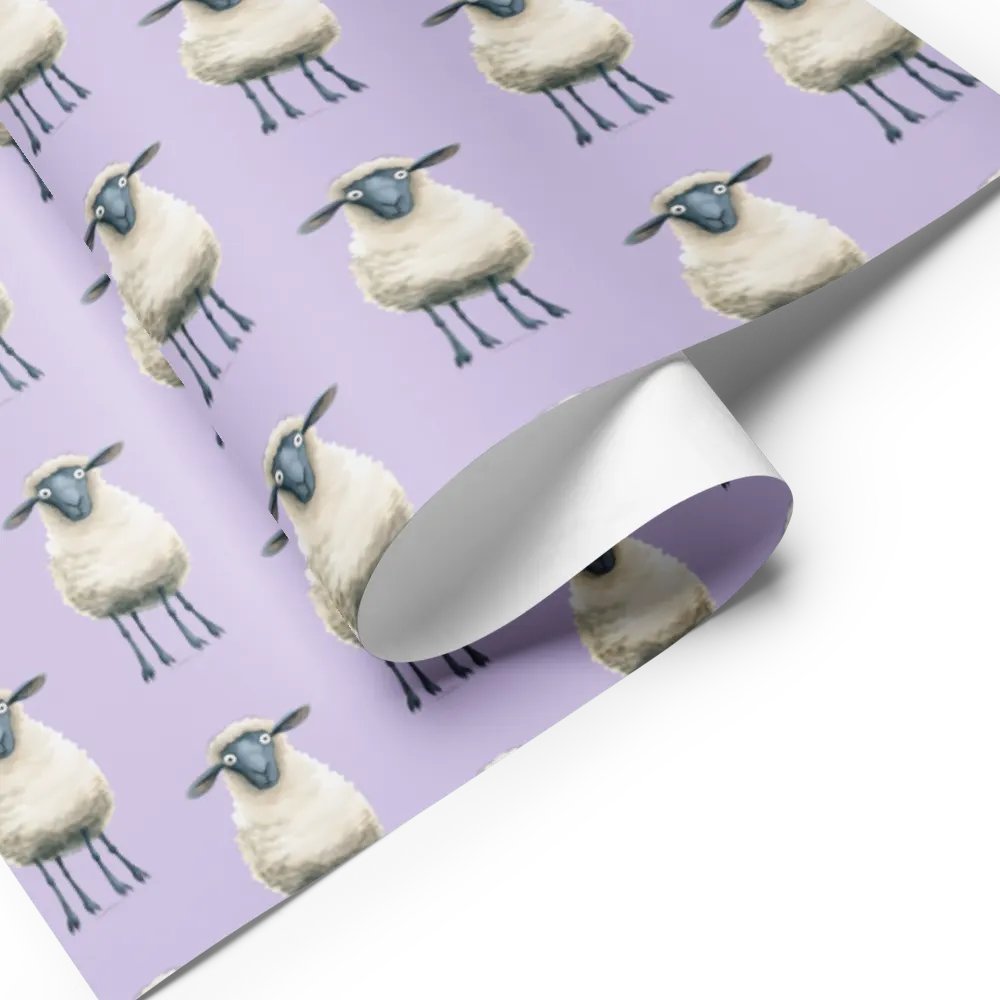 Quirky Sheep Wrapping paper product image (7)