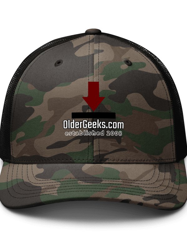 OlderGeeks Camouflage Trucker Hat product image (1)