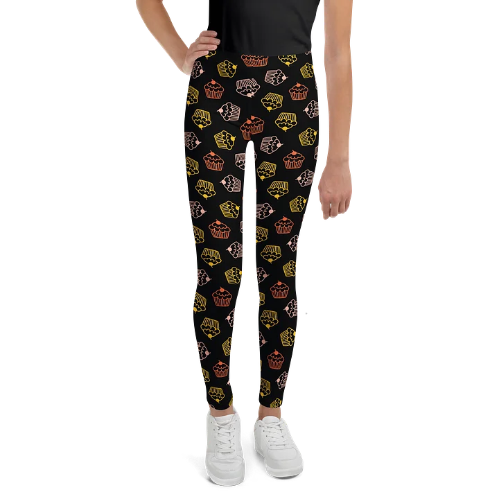 Colorful Whimsical Cupcakes Youth Leggings product image (1)