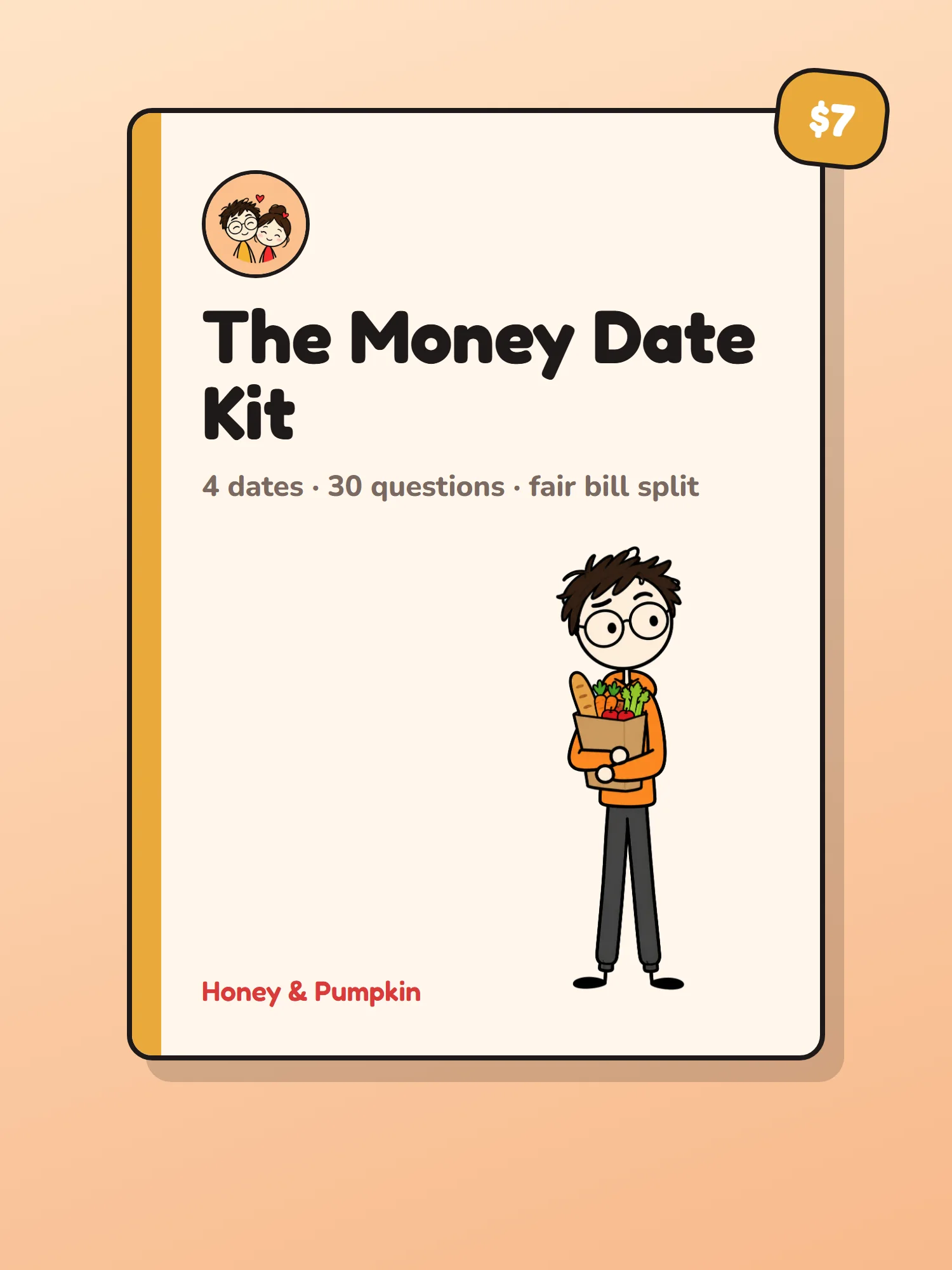 The Money Date Kit: 4 Dates, 30 Questions & a Fair Way to Split Bills product image (1)