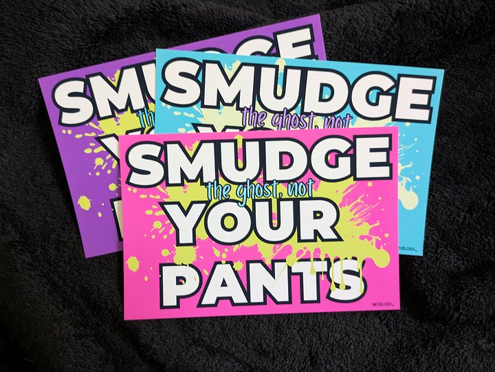 Smudge the Ghost, not your Pants! Print/Card product image (1)