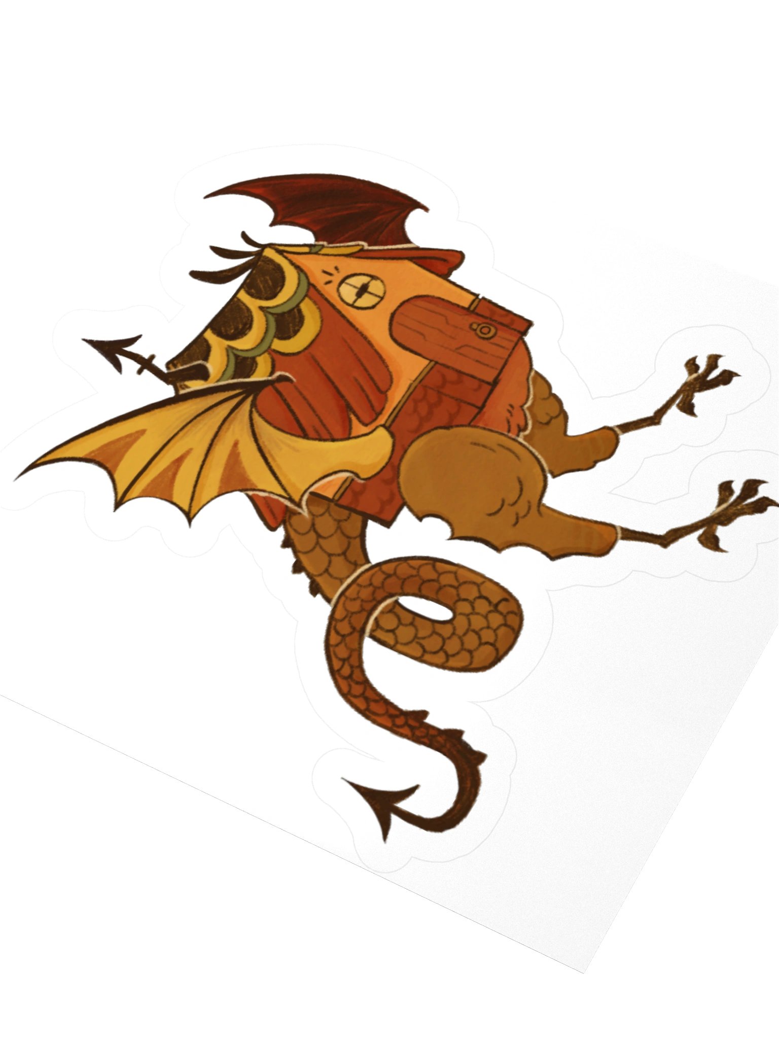 baba yagas hut sticker product image (3)