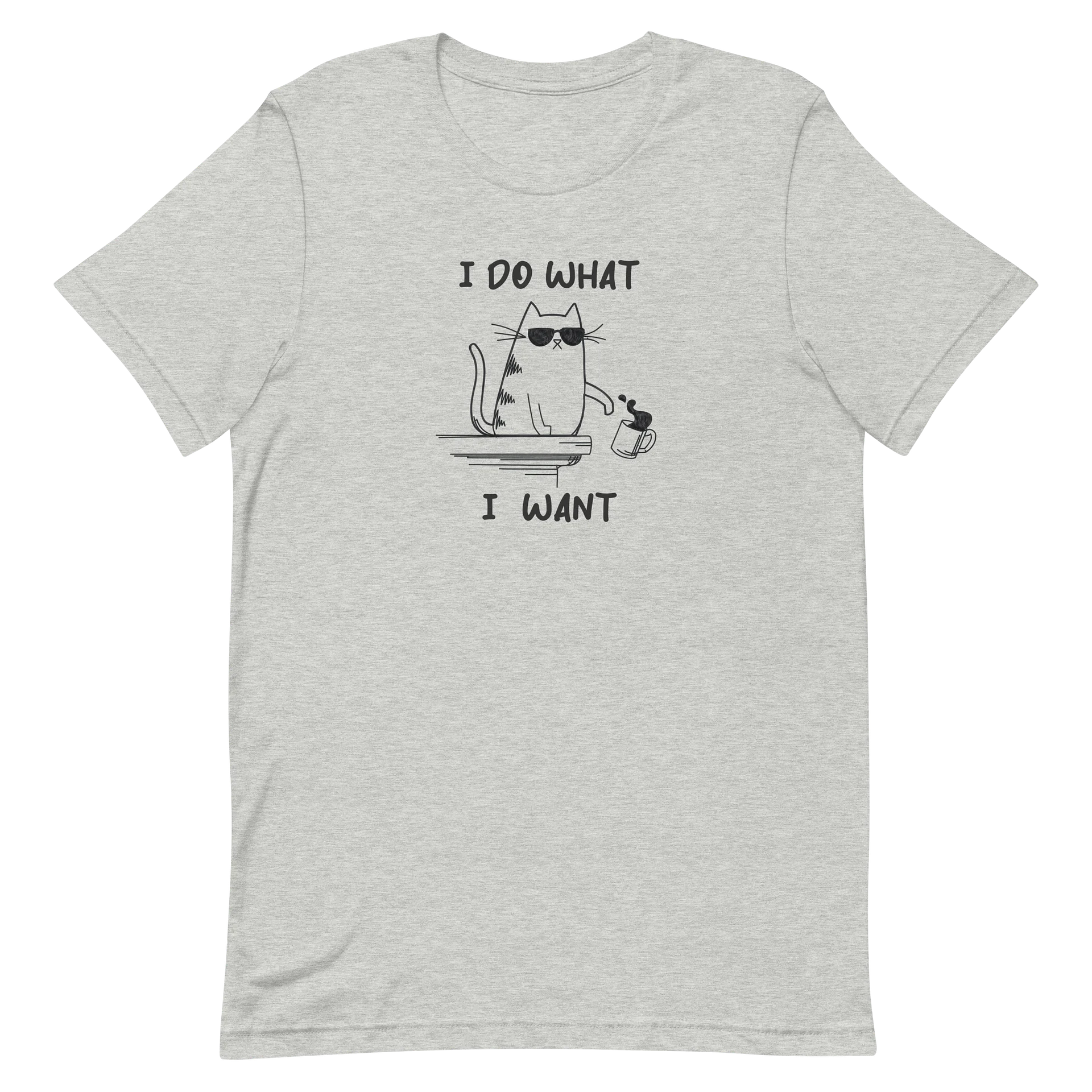 I Do What I Want Cat Tee product image (2)