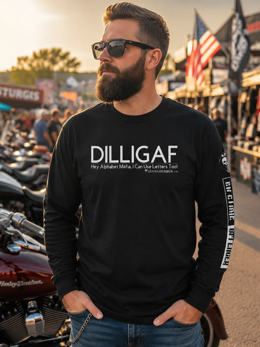 DILLIGAF Long Sleeve Tee product image (1)