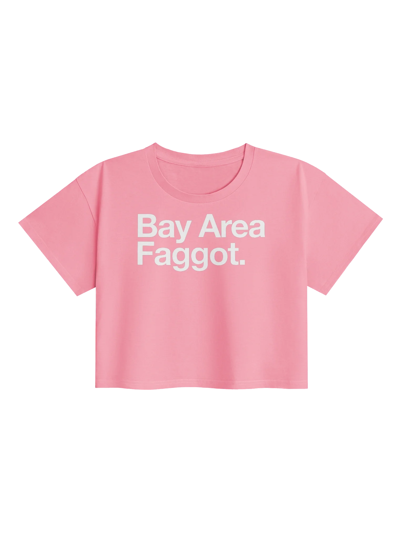 Bay Area Faggot Crop Tee