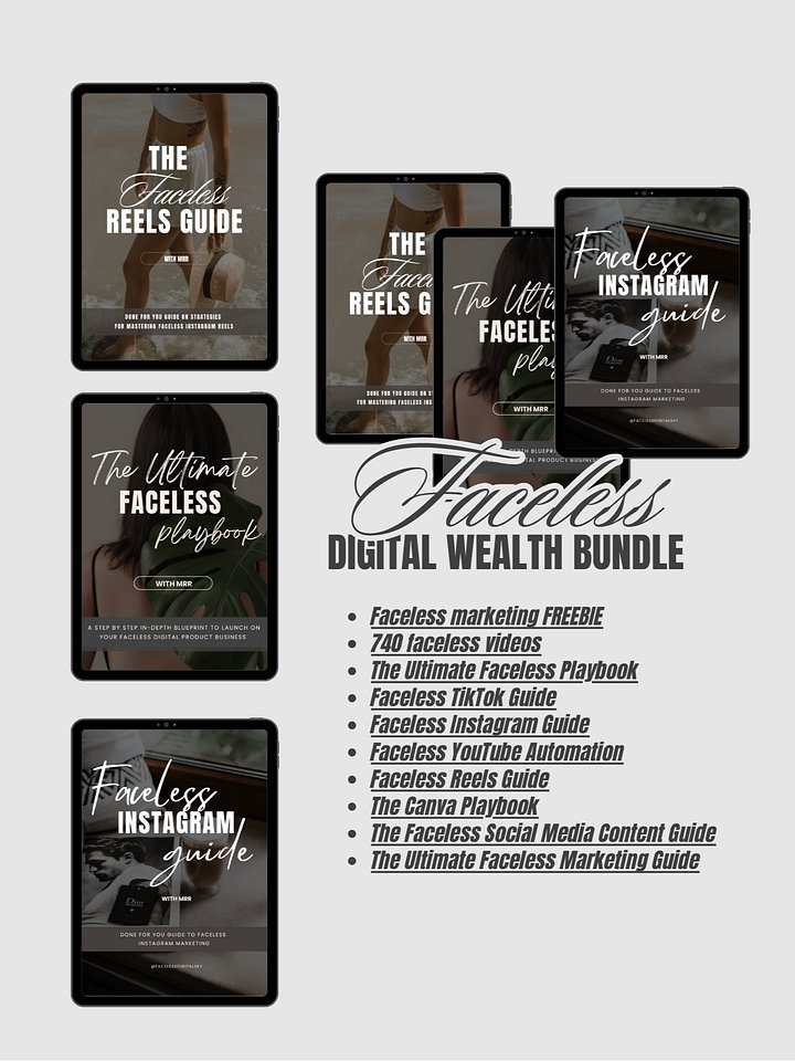 Faceless Marketing Bundle product image (1)