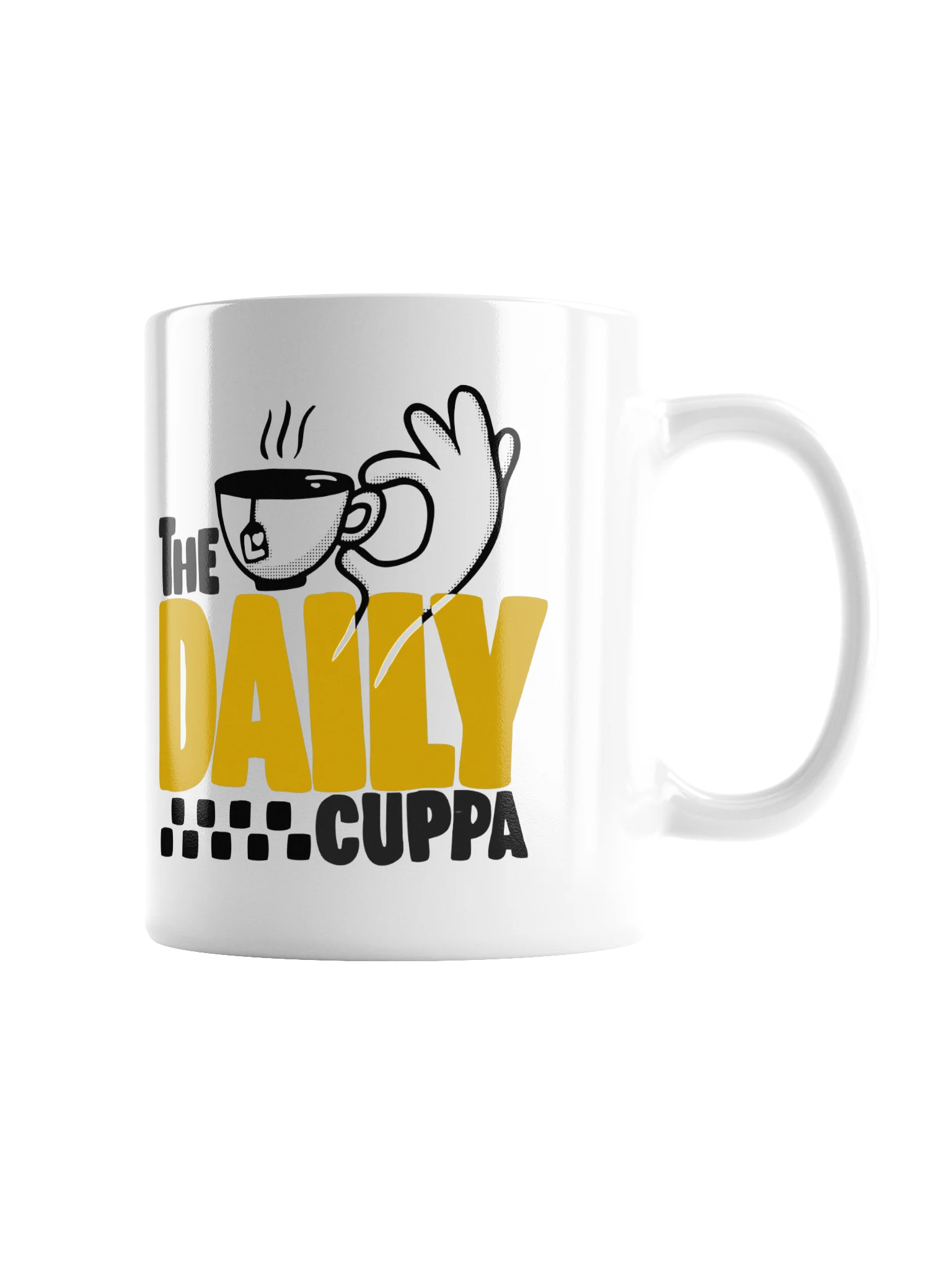 The Daily Cuppa - Mug - Yellow product image (3)