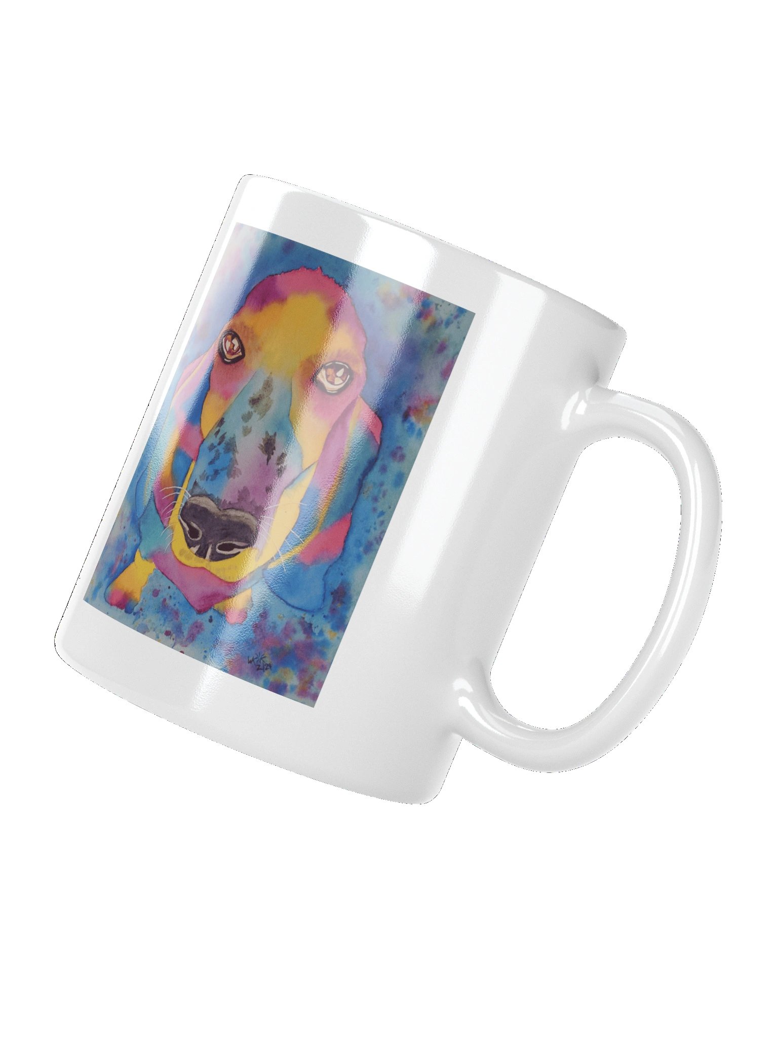 Twin Watercolor Dog Mug product image (10)