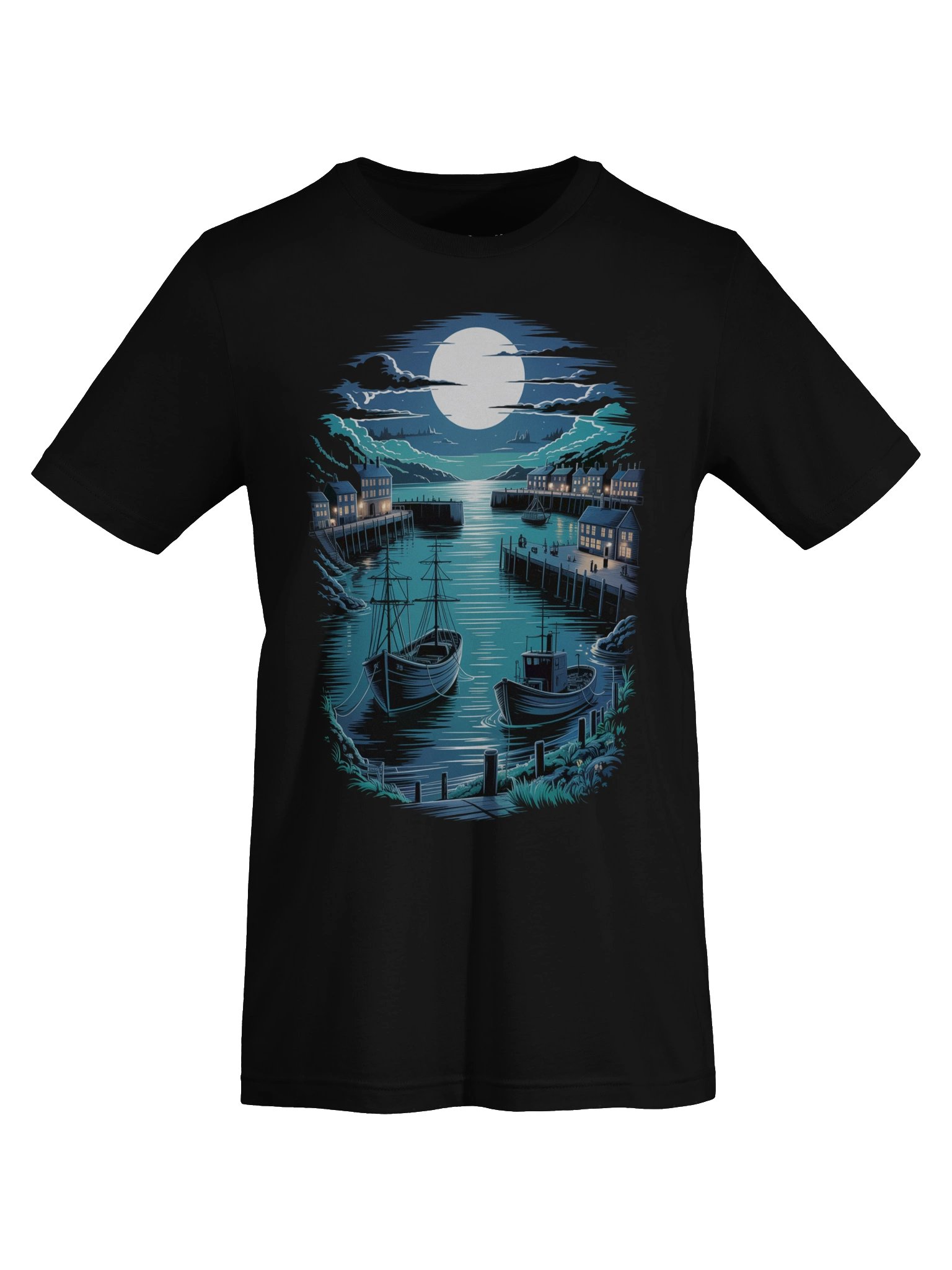 Moonlight Harbour T-Shirt product image (7)