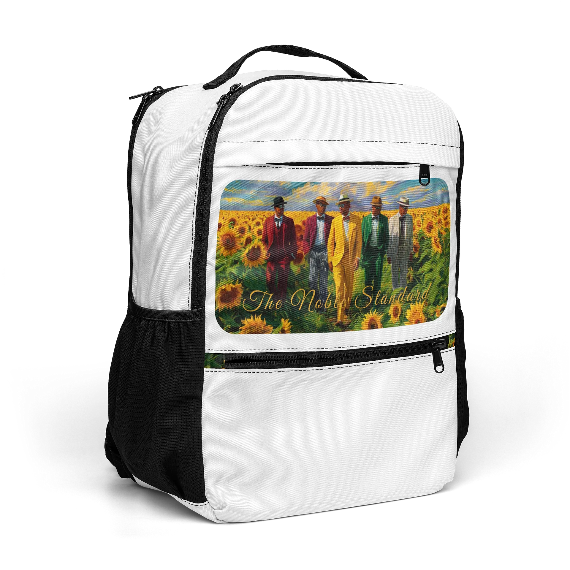 Sunflower Stroll All-Over Print Backpack product image (7)