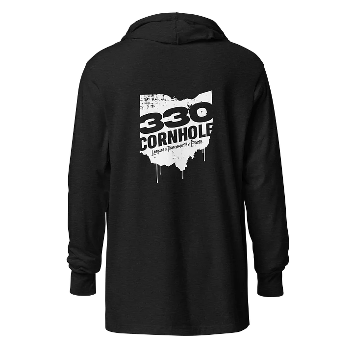 Bella+Canvas Ohio 330 Cornhole Graphic Lightweight Hoodie product image (1)