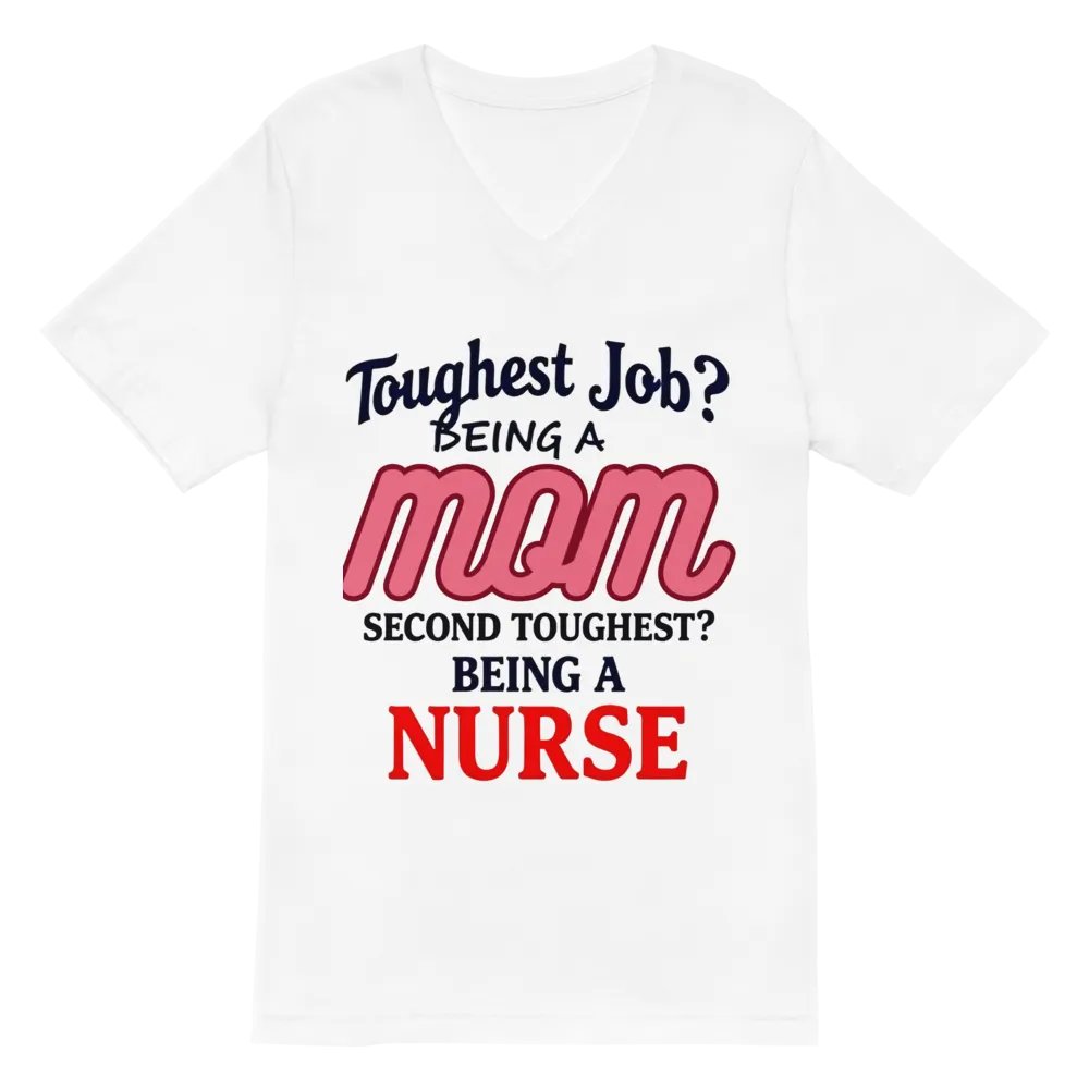 Mom & Nurse Tribute V-Neck Tee product image (2)