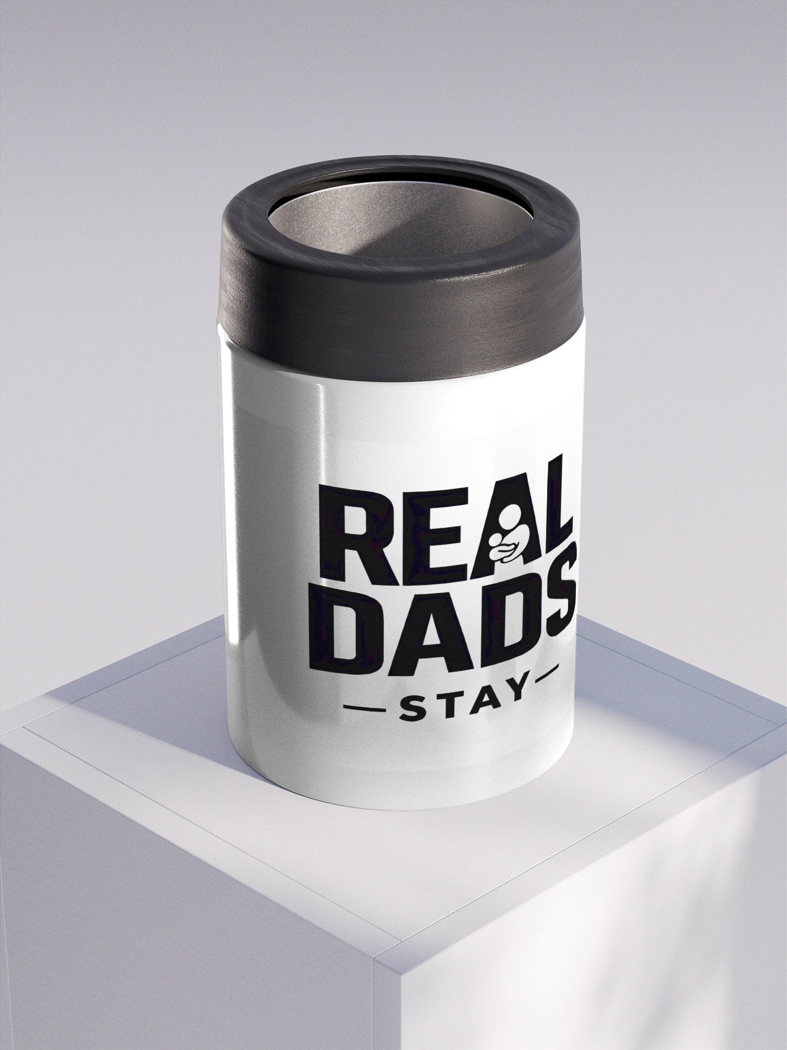 Real Dads Stay Stainless Steel Koozie product image (3)